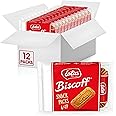 Lotus Biscoff Cookies – Caramelized Biscuit Cookies – 144 Cookies (12 Sleeves of 6 Two-Packs) – Vegan