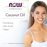 NOW Foods Fractionated Liquid Coconut Oil 473g Pure Cosmetic Moisturizer view 2