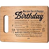 Birthday Gifts for Women Men,Best Friend Birthday Gifts for Her Him,Year Old Birthday Gifts for Women Friendship,Birthday Gift Ideas for Dad Mom Sister Girls,Happy Birthday Decorations Cutting Board