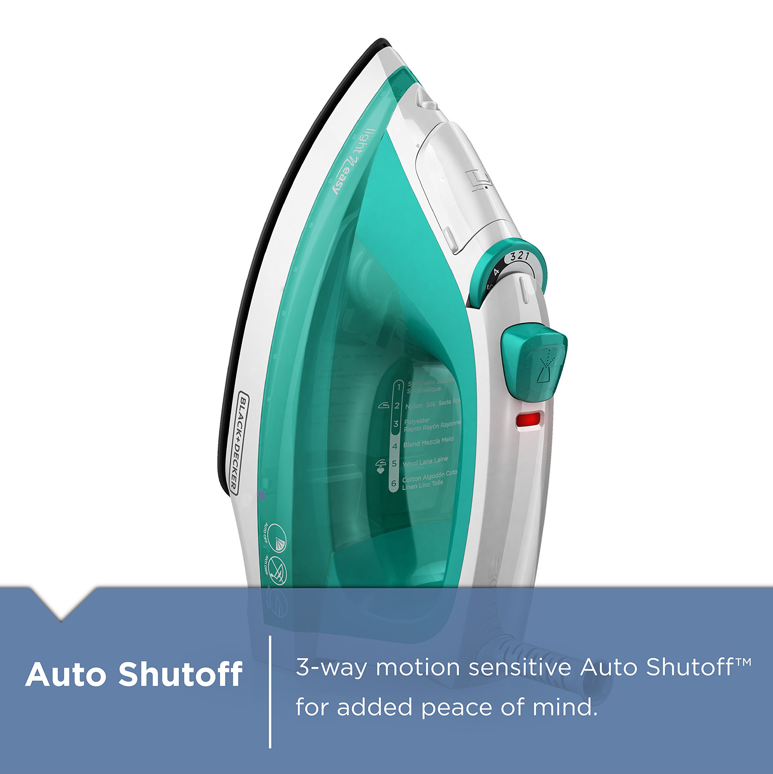 BLACK+DECKER Light 'N Easy Compact Steam Iron, IR1010