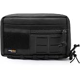 Mardingtop 600D/Cordura Tactical Molle Utility Pouch, Small Military Admin EDC Tool Organizer Bag