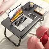 HOFLERA Laptop Desk Bed Tray with Foldable Legs Cup Slot Reading Holder view 2