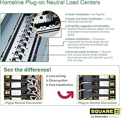 Square D - HOM3060M150PC Homeline 150 Amp 30-Space