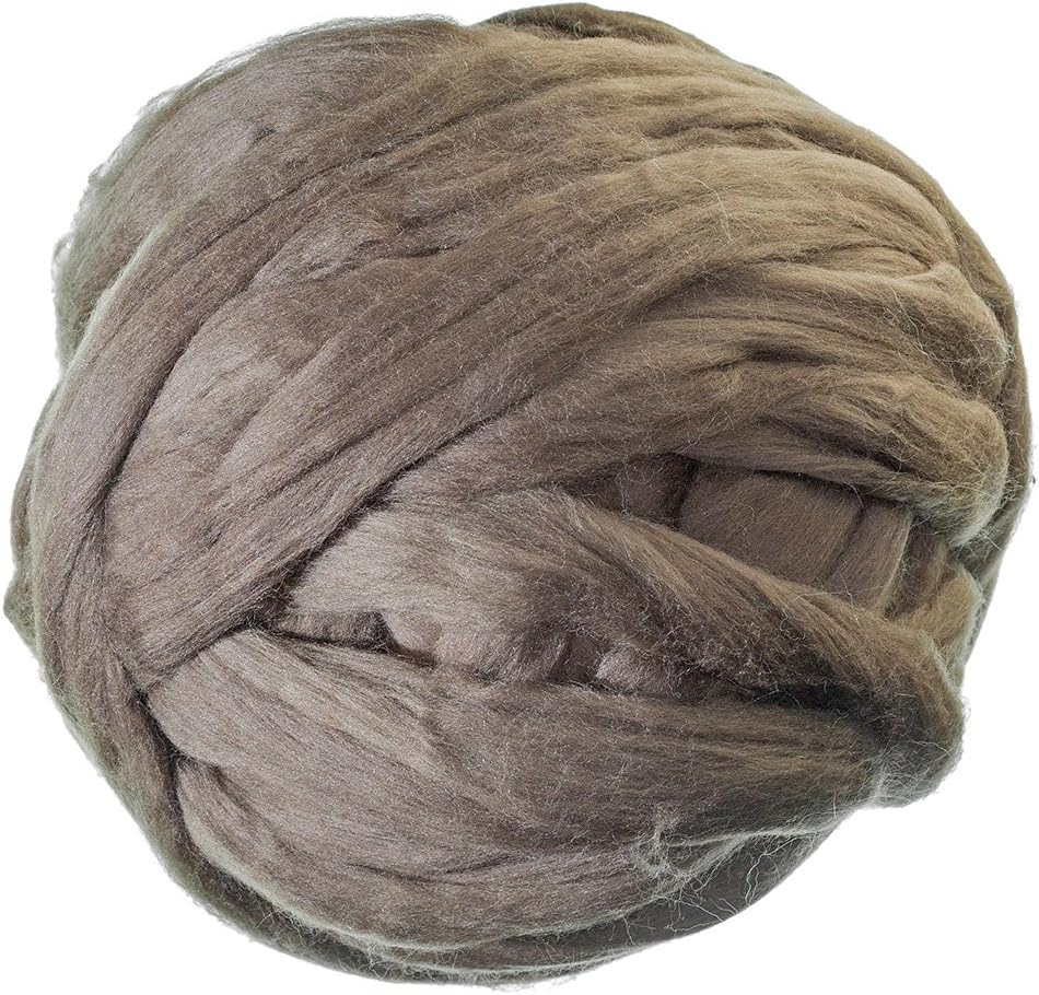 Gigantic arm knitting yarn | 100% merino wool | (28 Khaki)