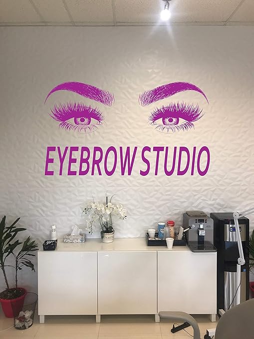 Amazon Com Salon Wall Art Decals Decor Beauty Nail Hair Makeup