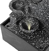 Well Being Tabletop Cascading Four Bowls Water Fountain Zen Indoor view 4