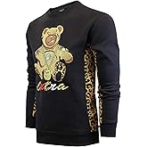 SCREENSHOT APPLIQUE F11966 Premium Fleece Streetwear Chenille EMB Crew Neck Sweatshirt - Classic Fit
