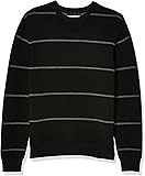 Men's Soft Cotton Ottoman Stitch Crewneck Sweater