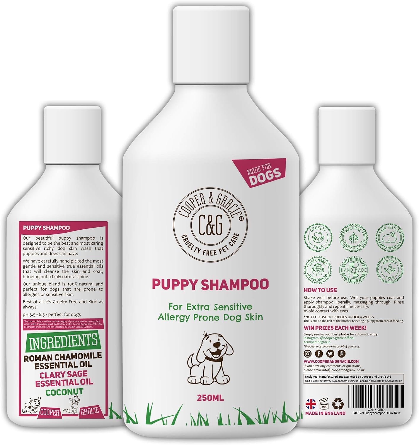 C&G Pets, White, 500 ml (Pack of 1)