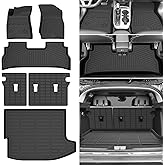 Floor Mats for 2024 2025 2026 Chevy Trax/Buick Envista, All Weather Floor Liner Cargo Mat Backrest Mat Set for Chevrolet Trax Accessories