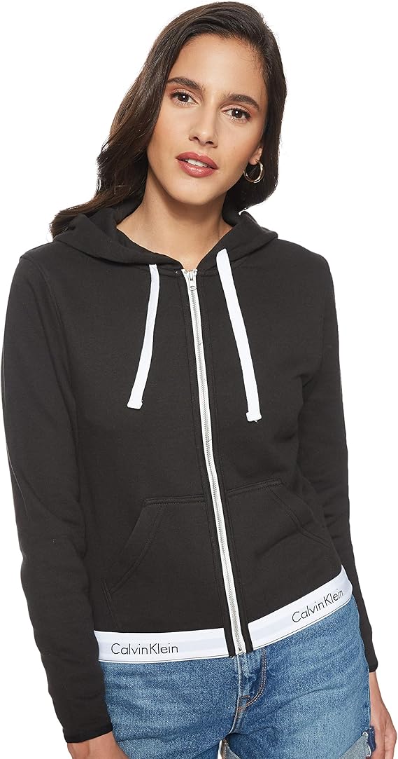 grey calvin klein zip hoodie