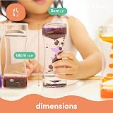THE TWIDDLERS 5 Liquid Motion Timers 14cm Sensory Toys Autism ADHD view 3