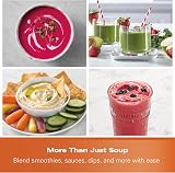 Hamilton Beach 3-in-1 Soup Maker & Blender, 1.6L, Auto-Stir, Black view 9