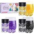Edible Glitter Set, 3 Colors Luster Dust Edible Glitter, Food Grade Metallic Food Decorating Sprinkle Dust for Drinks Wine, Powder Glitter for Fondant, Chocolate, Candy, Cookie, 5g/0.18oz, Vegan