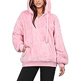 NIeyook Sherpa Fleece Hoodies for Women Fuzzy Oversized Zip up Hoodie with Pockets Casual Pullover Hooded Sweatshirt