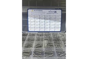 THZHIZHAO Compression Springs Assortment Kit 30Different Sizes Mini Spring Stainless Steel Mechanical Small Springs for DIY Repair Project (315)