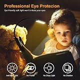 Gritin 9 LED Clip On Book Light 3 Color Modes USB-C Rechargeable view 2