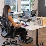 Fellowes Crystals Gel Mouse Mat Wrist Support Purple - Non Slip Base view 5