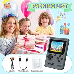 Retro Gaming Console, Portable Video Game Console