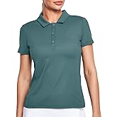 Ewedoos Womens Golf Shirts Breathable UPF 50+ Sun Protection Polo Shirts for Women Dry fit Polos Short Sleeves