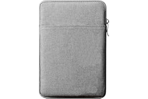 6 Inch Zipper Sleeve for All E-Reader Book, 11th Generation 2024/2022, Protective Sleeve Cover Case with Pocket for Kobo Clar