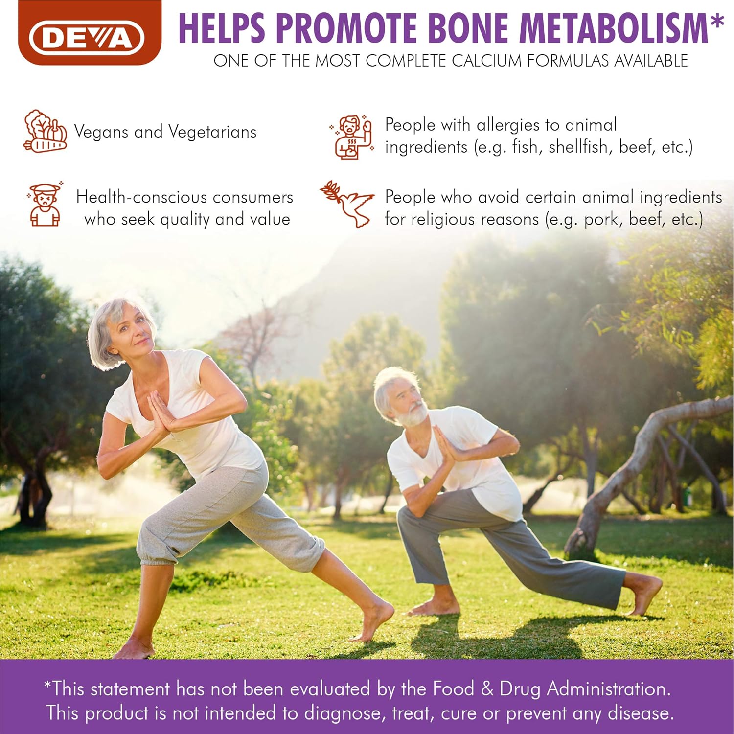 DEVA Vegan Cal MAG Plus - Supplement with Calcium, Magnesium, Zinc, Boron, Vitamin C, D & K - Daily Nutritional Supplement to Maintain Strong Bones* - 90 Vegetarian/Vegan Tablets, 2-Pack: Health & Personal Care