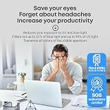 VINTEZ Blue Light Screen Protector 14 Inch Monitor Laptop 12.6 x 8.1 view 2