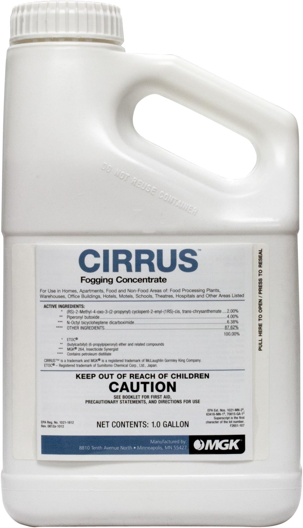 Cirrus Fogging Concentrate (1 Gallon)