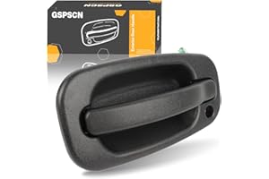 GSPSCN Front Driver Side Exterior Door Handle | for 1999-2007 Chevy Silverado，Tahoe，Avalanche，Suburban & GMC Sierra，Yukon & Cadillac Escalade | Replaces# 15034985，77261，GM1310129，19356468