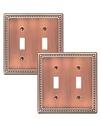 TREEWELL 2-Pack Double Toggle Light Switch Cover