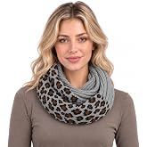 C.C CC Winter Soft Matching Unisex Chunky Knit Cowl Loop Infinity Scarf
