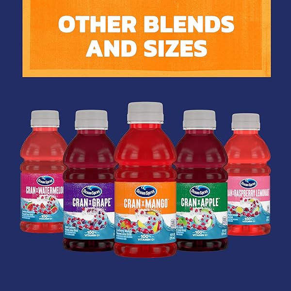 OCEAN SPRAY CRAN-MANGO JUICE DRINK, 10 OUNCE BOTTLE (PACK OF 6)