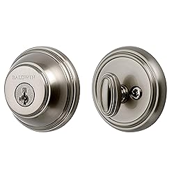 Baldwin Round, Single Cylinder Front Door Deadbolt