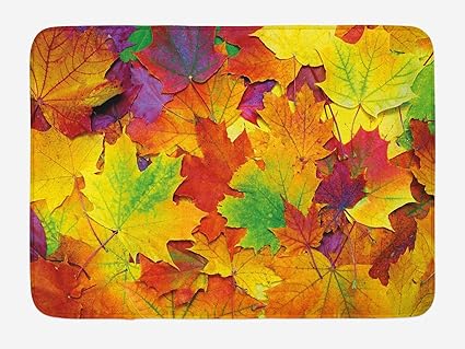 Amazon.de: JoneAJ Herbst Badematte verschiedenfarbig lebendig viele