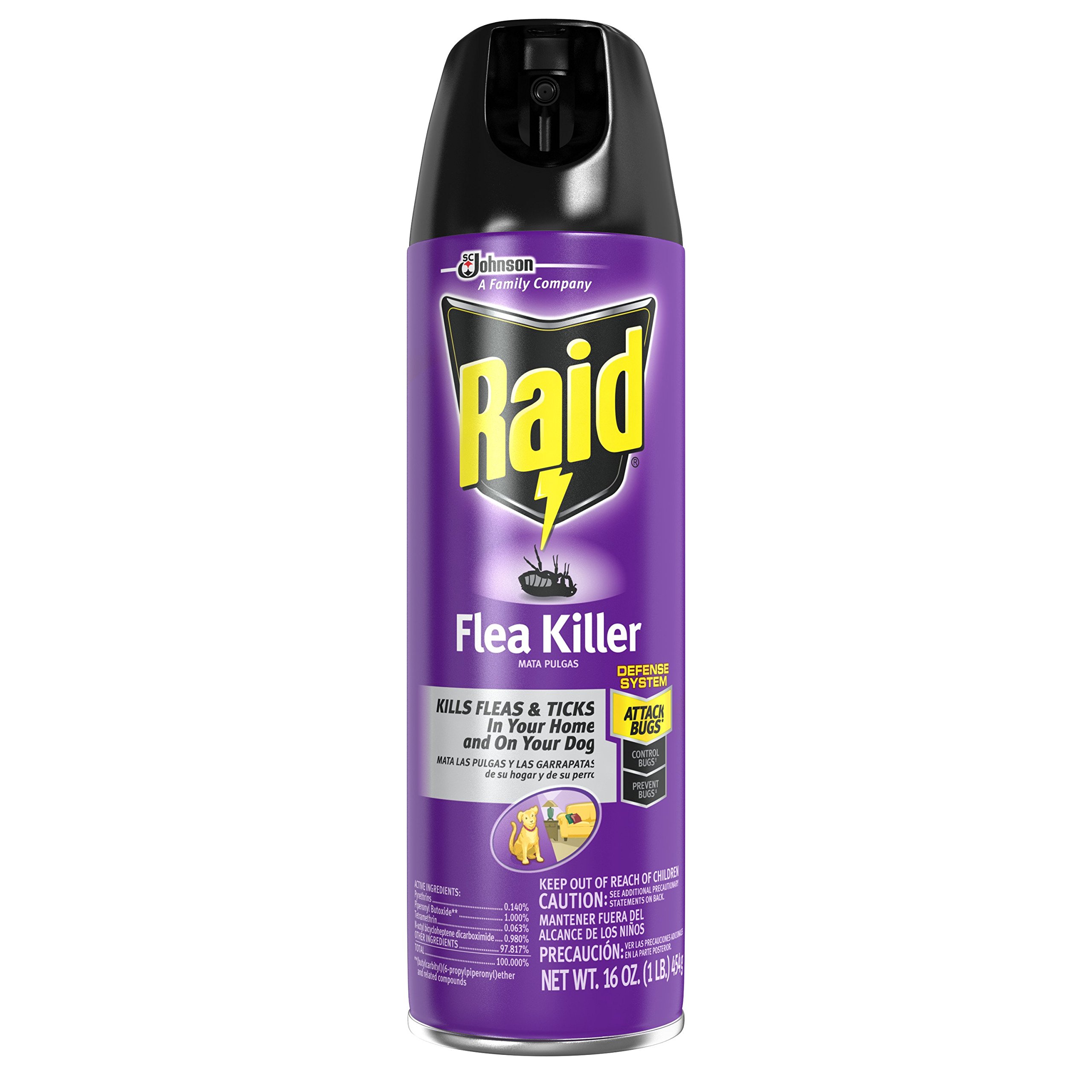 Raid Flea Killer for Home and Dogs, 16 Ounce, 6 Pack eBay