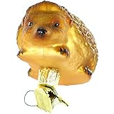Old World Christmas Animal Collection Glass Blown Ornaments for Christmas Tree Hedge Hog