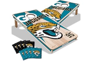 YouTheFan NFL 2’ x 4’ Professional Wood Cornhole Game with Logo Bags
