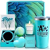 AQOOR Teacher Appreciation Gifts, Teacher Gift - Happy Birthday Valentines Mothers Day Christmas Gifts for Teachers, Personalized Back to School, Thank You Gift Baskets Set for Teachers In Bulk