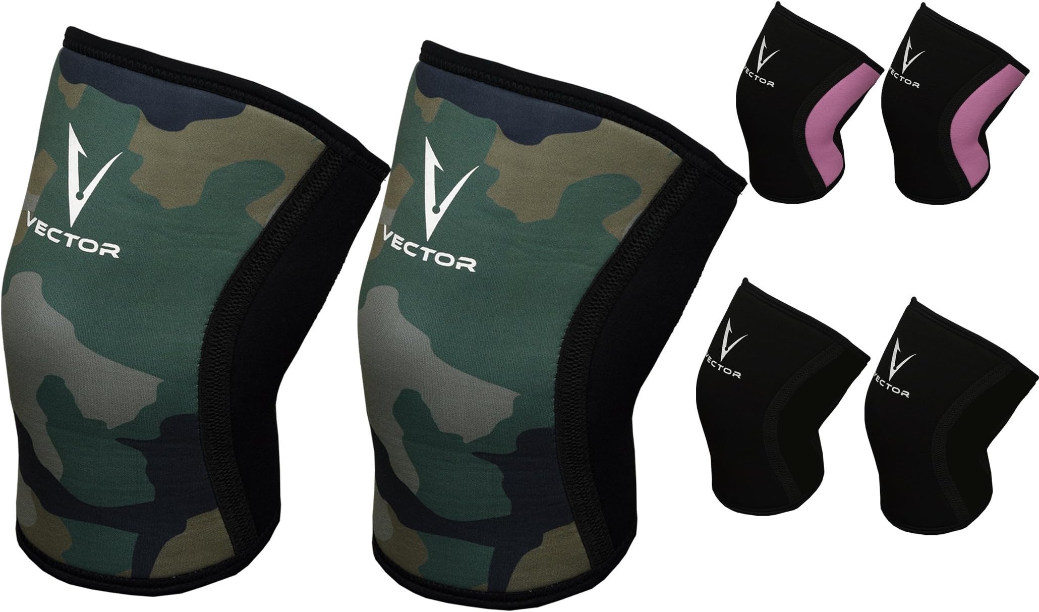Vector Sports Unisex 5mm Neoprene Knee Compression Sleeve Support For Running Weightlifting Injury Recovery And…