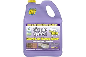 Simple Green Oxy Solve Concrete and Driveway Pressure Washer Cleaner - Removes Stains from Mold, Mildew and Oil on Garage Flo