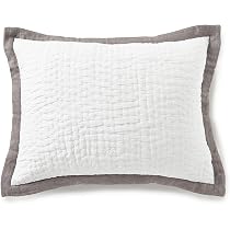 Amazon.com: Southern Living Simplicity Collection Addison Sham (1 ...