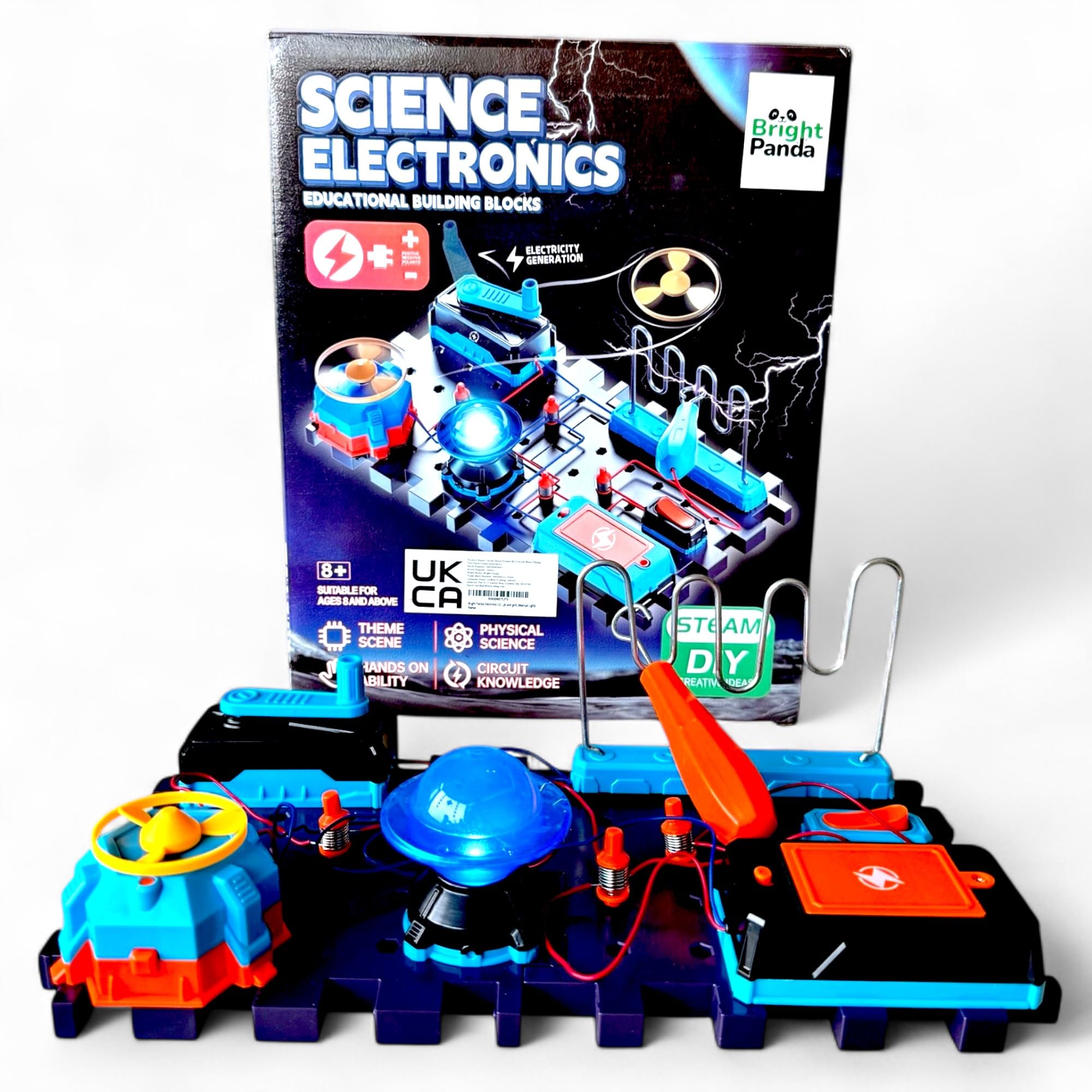 Bright Panda Electric Circuit Kits for Children, Educational STEM Toys with 100+ Science Experiments for Kids, Build Your Own Science Kit (Starter Set (Circuit Maze)) — image 1