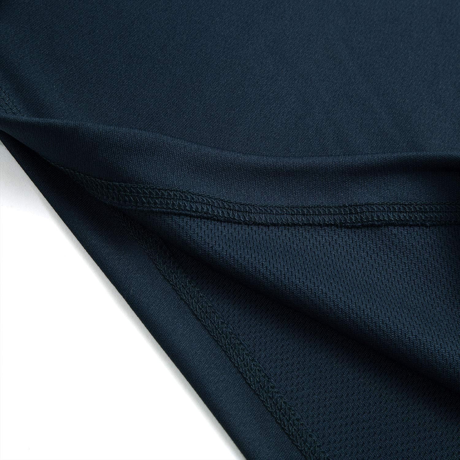 Men's Short Sleeve Moisture Wicking Performance Golf Polo Shirt Solid Color with Pocket: Clothing
