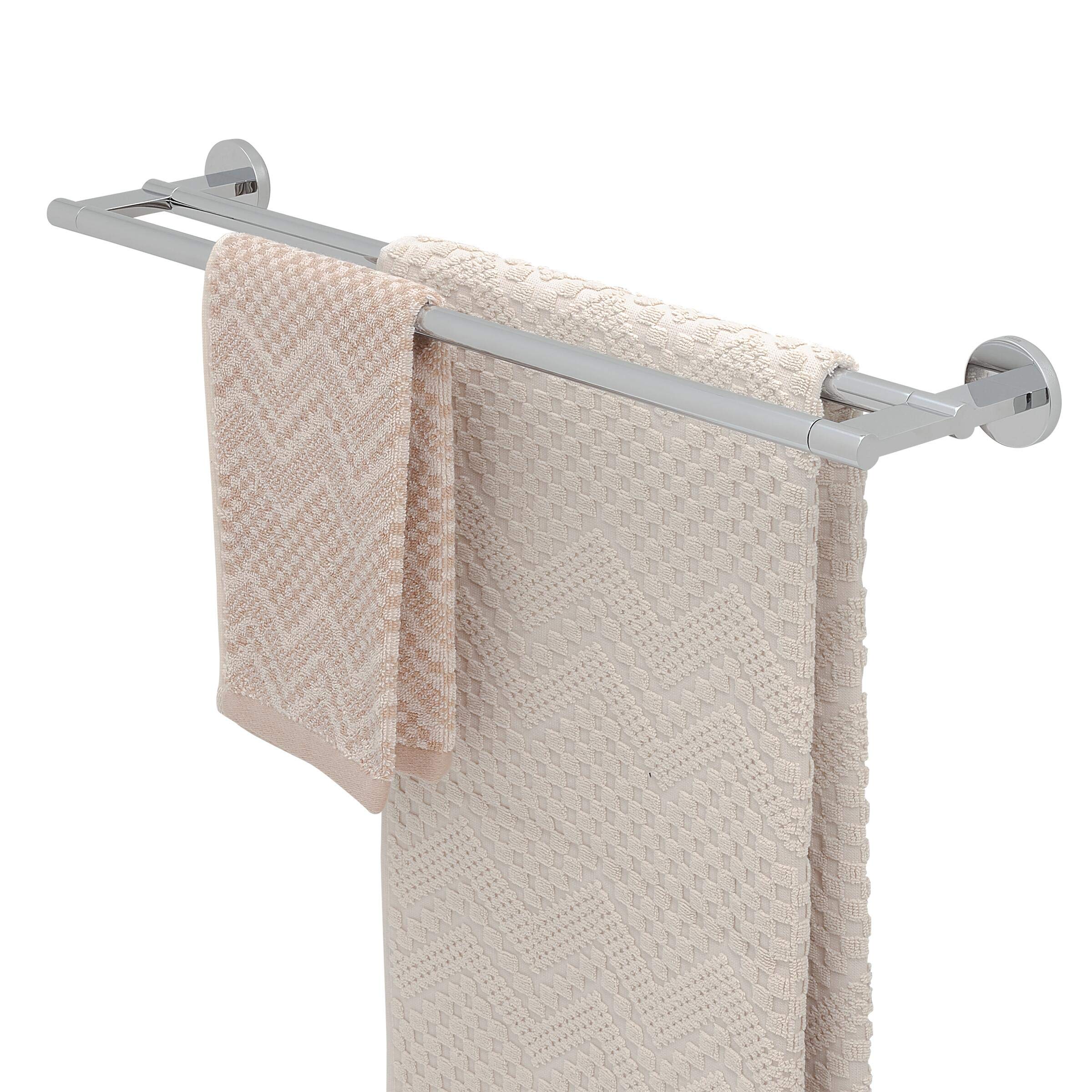 Tiger Noon Towel Rail Double, Chrome