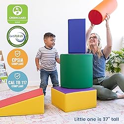 ECR4Kids SoftZone Climb and Crawl Playset, Building