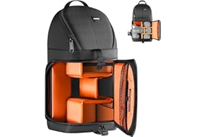 NEEWER Professional Camera Storage Bag Sling Carrying Case Black Waterproof and Tear Resistant for DSLR Camera, Lens and Acce