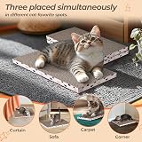 ComSaf Cat Scratcher Cardboard Large 43x26 cm 3PCS Double-Sided view 5