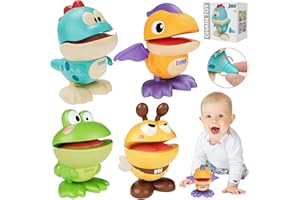 JEMSHE Wind Up Toys for Kids –Animal Clockwork Toys That Walk, Jump, Great for Birthday Party Favors，Suitable for Boys and Girls Aged 3 4 5 6