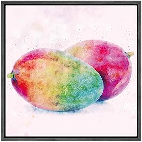 SIGNWIN Framed Canvas Wall Art Mexican Red, Green,...