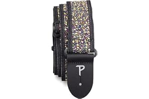 P PERRI'S LEATHERS LTD. Perri’s Leathers Ltd. - Guitar Strap - Jacquard - Adjustable - For Acoustic/Bass/Electric Guitars - Made in Canada